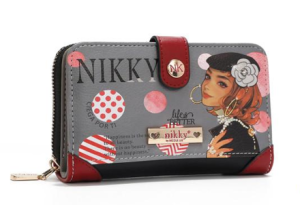 Портфейл Nikky, 15x10x3.8 cm, Ciega por ti