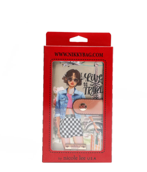 Портфейл Nikky, 18x9.5x2.5 cm, Live to travel