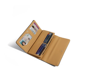 Портфейл Nicole Lee, 17x10x4 cm, бежов