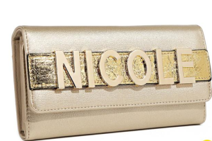 Портфейл Nicole Lee, 17x10x4 cm, златист