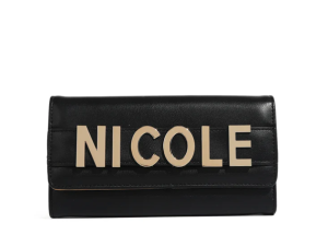 Портфейл Nicole Lee, 17x10x4 cm, черен