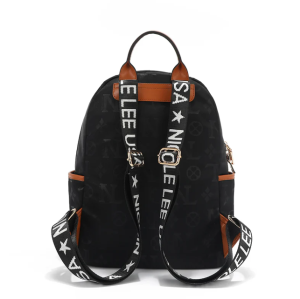 Раница Nicole Lee, 27x35x14.5 cm, черна