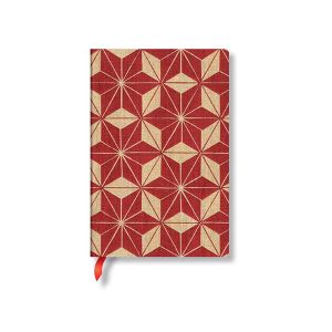 Paperblanks Тефтер Hishi, 95 х 140 mm, широки редове, мека корица, 104 листа