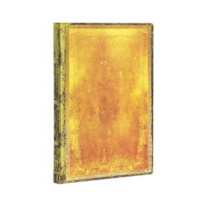 Paperblanks Тефтер Ochre, Mini, широки редове, мека корица, 104 листа