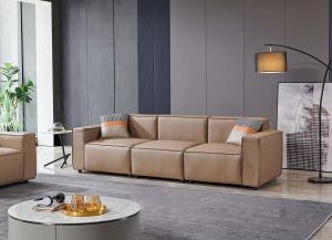 Модул RFG Kiano ляв, екокожа 950 х 880 х 740 mm, кафяв