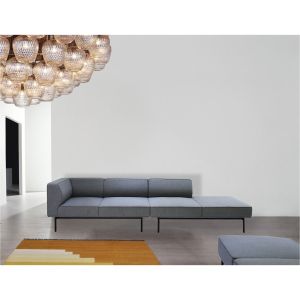 Модул RFG Klark, двоен, текстил, 1600 х 800 х 720 mm, сив