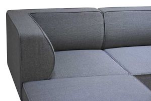 Модул RFG Klark, прав, текстил, 800 х 800 х 720 mm, сив