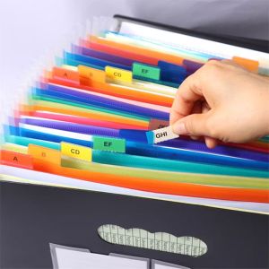 Foska Папка, тип хармоника, A4, с 25 отделения, черна