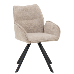 Трапезен стол ULSAN - бежов L64