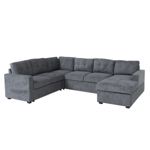 Ъглов разтегателен диван IKELA - сив