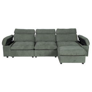 Ъглов диван POKO - зелен C08