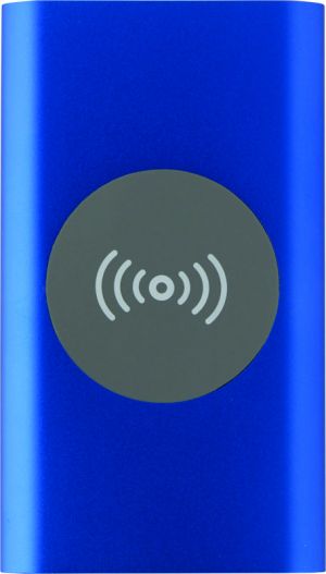 Безжична преносима батерия Juice, 4000 mAh, синя