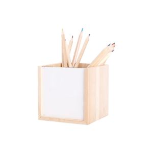 BESTSUB Поставка за моливи, с плъзгаща се вложка за печат