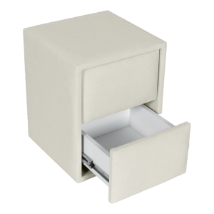 Нощно шкафче за спалня PERRY LUX - крем 01