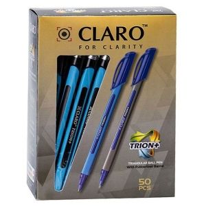 Химикалка Claro Trion+ 0.7 mm, Черен