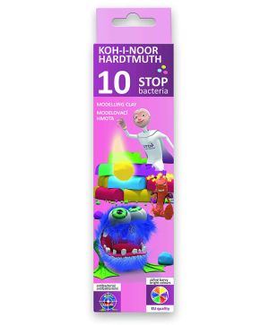 Пластелин KOH-I-NOOR антибактериален 10 цвята