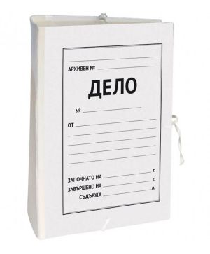Папка Дело Top Office  Бяла