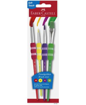 Комплект четки за рисуване Faber Castell, 4 броя