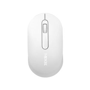 Мишка Mixie R518, Безжична, USB, Бял