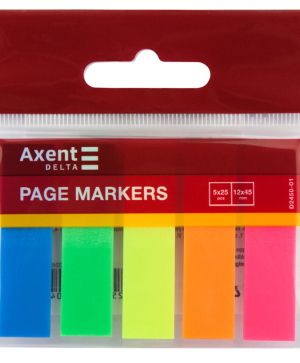 Лепящи индекси Axent, 45х12мм, 5 х25л.
