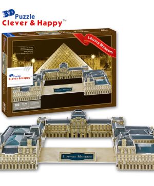 Пъзел 3D Франция Louvre Museum