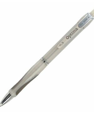 Молив автоматичен Optima с гума, 0.5 mm, Сив