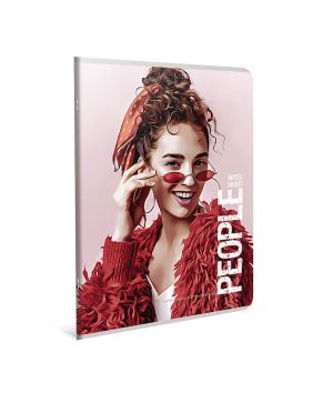Тетрадка Gipta People, A4, 60л., ред, офсет