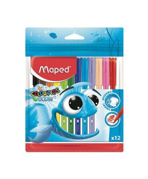 Флумастери Maped ocean 12 цвята