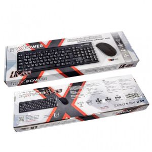 Комплект клавиатура и мишка безжични RoXpower LK-4010