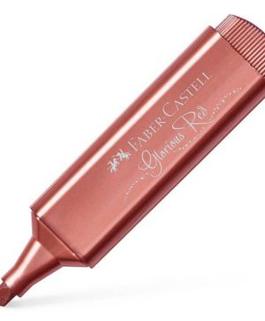 Текст маркер Faber Castell 1546 Металик Червен
