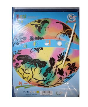 Черна хартия Scratch paper, 10л