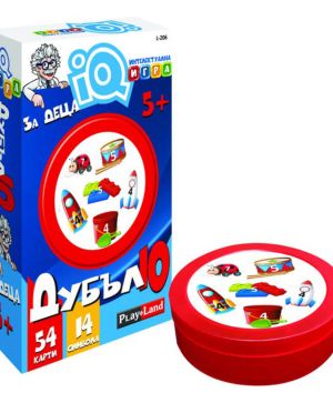 Картонена игра за деца IQ 5+