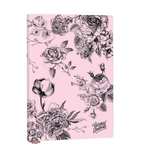 Тефтер Victoria А5 Flexy Florals Pink, 96л 3356