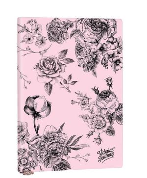 Тефтер Victoria А5 Flexy Florals Pink, 96л 3356