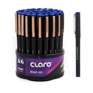 Химикалка Claro Black Jet, 1 mm, Син
