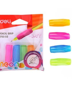 Грип за молив Deli neon 75002 4бр.в опаковка