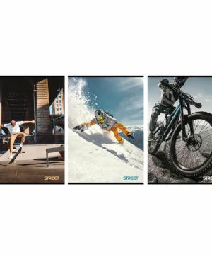 Тетрадка A4 Street Sport, широки редове, 60л