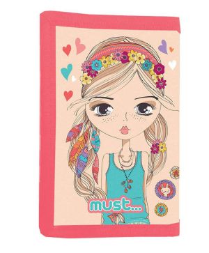 Портмоне Must Girl 13x8x26mm, 3 дизайна