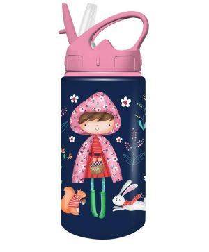 Бутилка за вода Must 500ml, алуминий, Розов