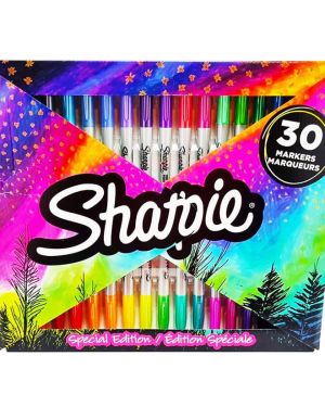 Комплект перманентни маркери Sharpie Fold, 30 цвята
