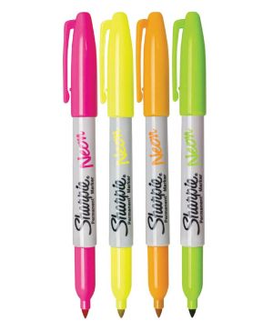 Комплект маркери Sharpie Neon, 4 цвята, блистер