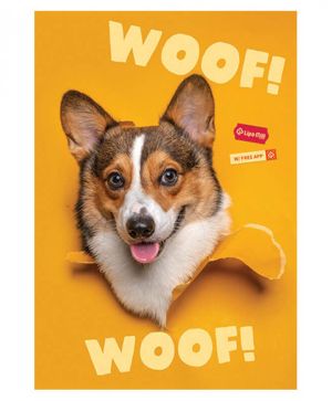 Тетрадка A4 Mar Mar мат/UV Woof, 40+2л, ред