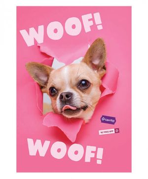 Тетрадка A4 Mar Mar мат/UV Woof, 40+2л, ред