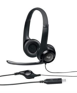Слушалки с микрофон Logitech H390 USB