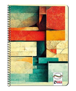 Тетрадка Dies A4, 80л., малки квадратчета, спирала, меки корици