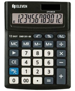 Калкулатор настолен Eleven CMB1201-BK, 12 разряден