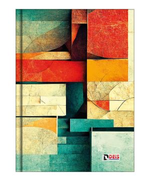 Тетрадка Deis А4, 152л, широки редове, шити, твърди корици  01654