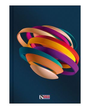 Тетрадка Deis А5, 100л. широки редове, твърди корици 01648