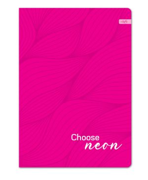 Тетрадка A4 Lastva Neon, 52л, редове
