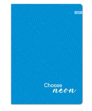 Тетрадка A4 Lastva Neon, 52л, редове